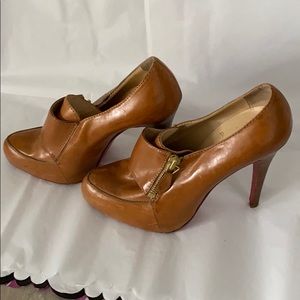 Christian Louboutin heeled booties with zipper